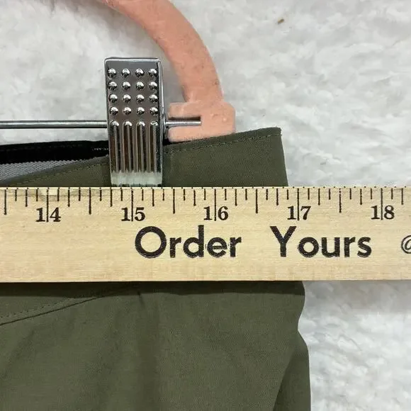 Orvis Pants Mens 34x30 Green Stretch Hiking Water Repellent Media Pocket Zip - Picture 3 of 12